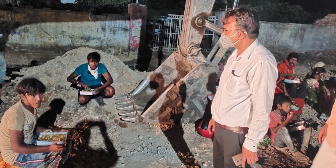 Food provided to laborers
