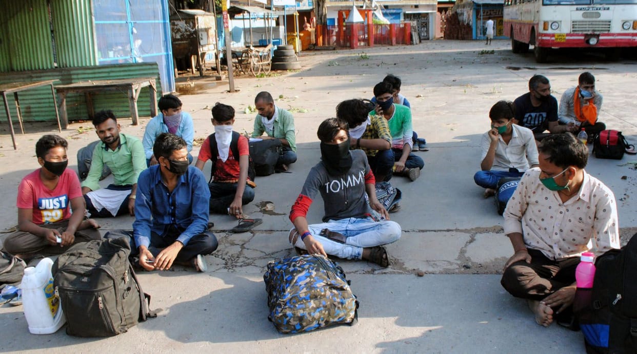 22 workers reached in chitrakoot