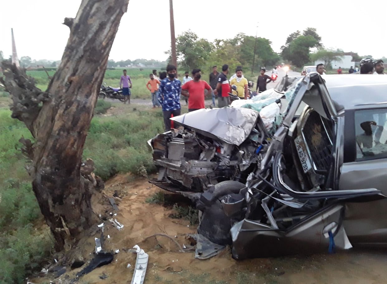 Police line electrician died in an accident