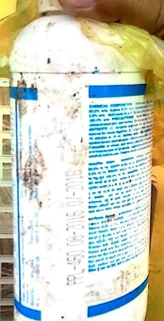 People created uproar over spraying of expired drug