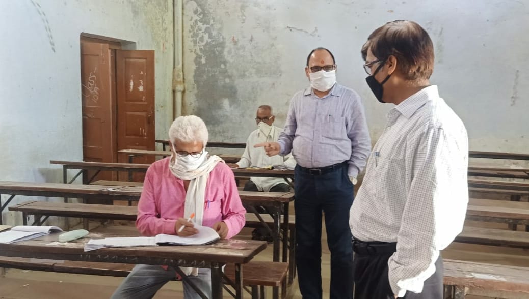 Evaluation of copies of UP board started