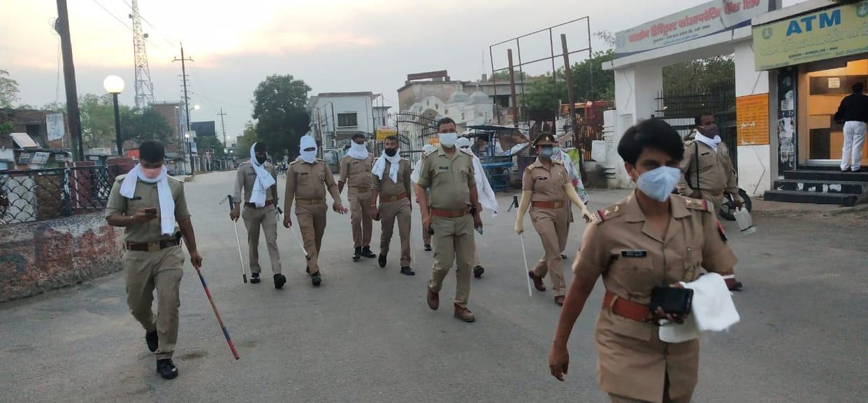 ADM and ASP march on foot in Redzone