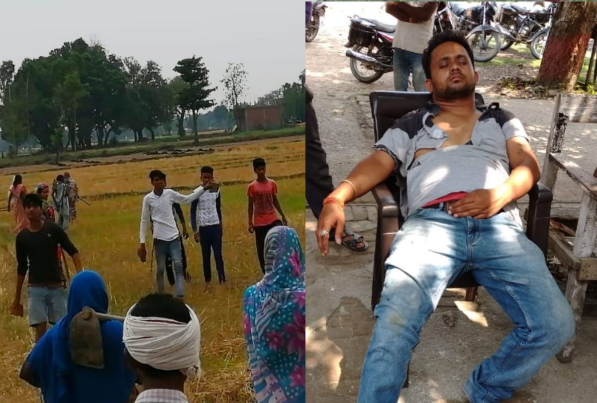 Nine injured in fighting on two sides over raw road construction in Maharajganj