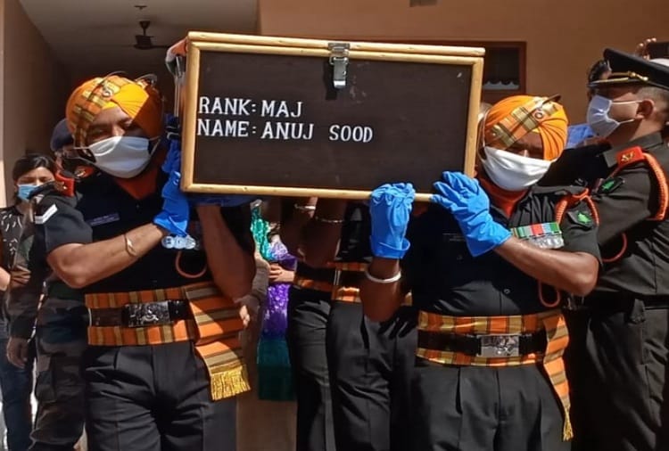 Handwara Encounter, Indian Army, Kupwara Martyrs, Major Anuj Sood Funeral