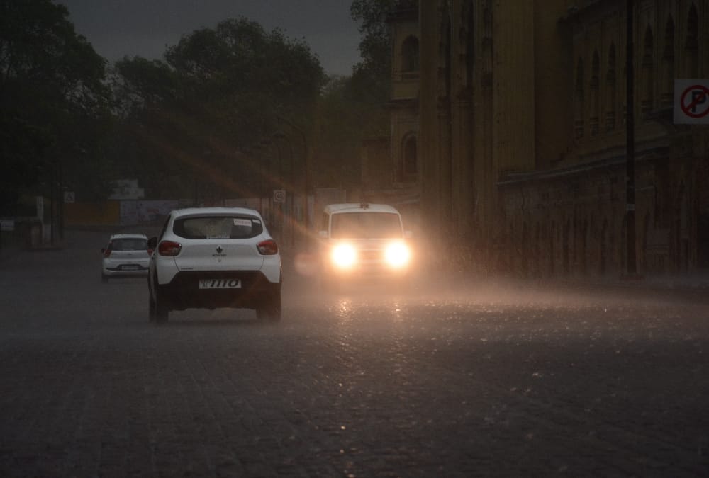 UP: Rain dropped the day's mercury, winds made it feel cold, weather will remain the same even today