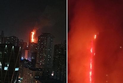 Sharjah Fire Today Latest News Update: Massive fire at Al Nahda residential tower in Sharjah