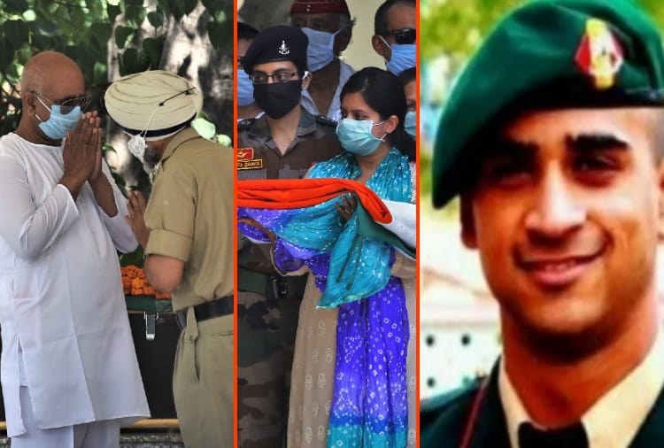 Last rites of Major Anuj sood who is martyred in handwara encounter