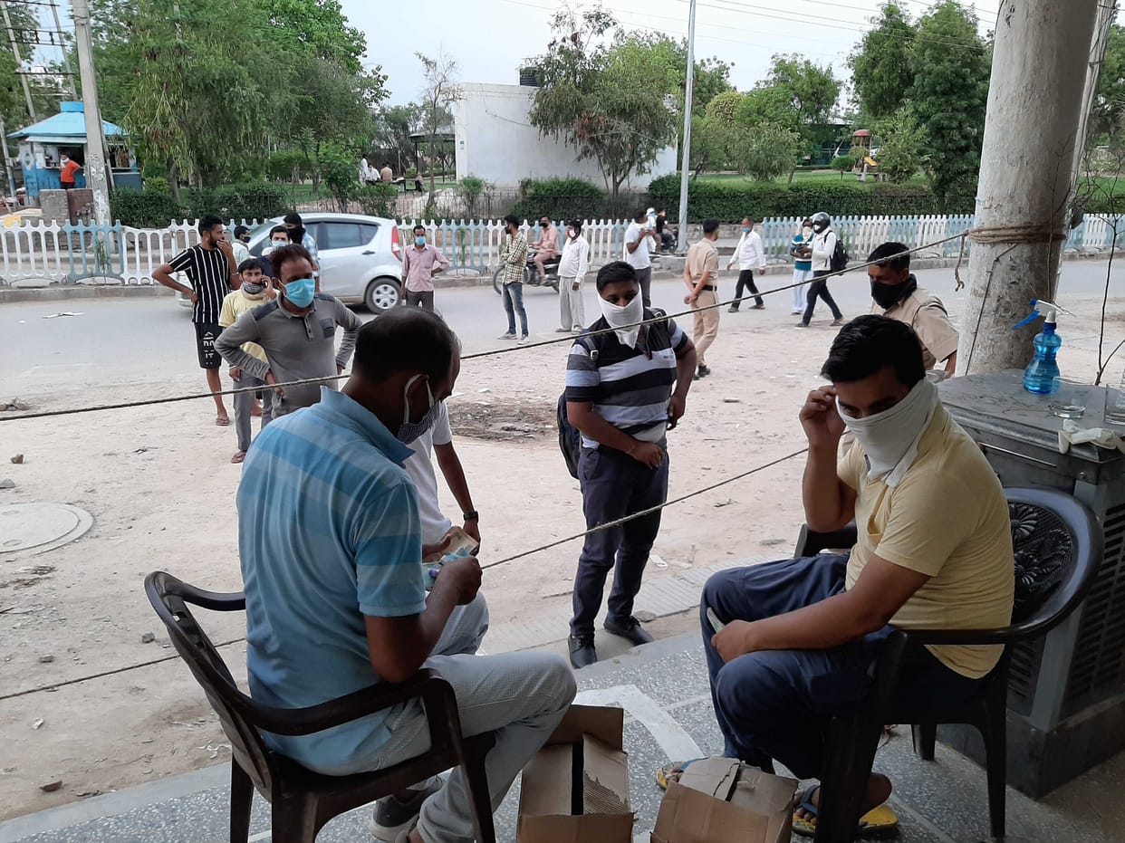alcohol sold in the presence of police on the first day