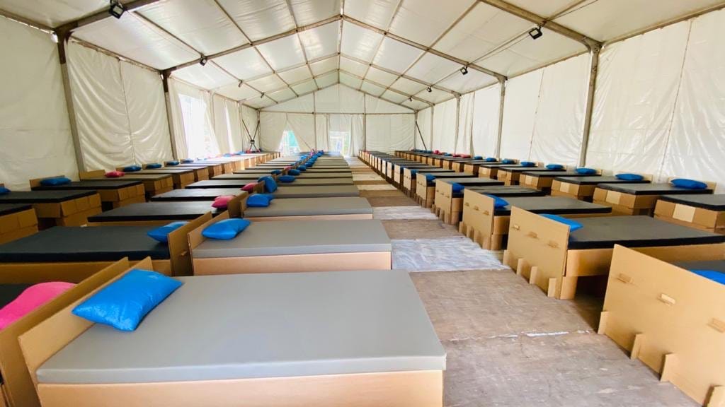 Beds increased by two times compared to patients in Delhi