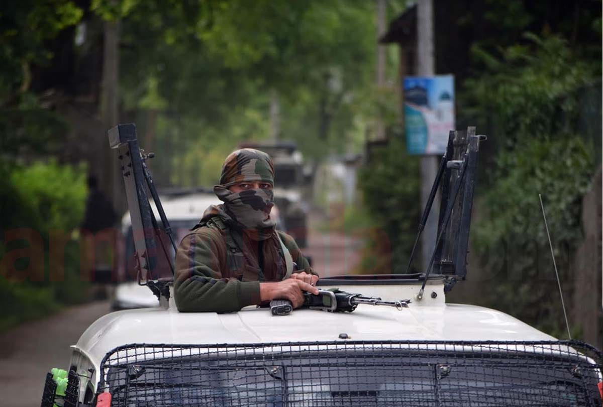 Two unidentified terrorists killed Search operation underway in Bandzoo area of Pulwama Jammu and Kashmir 