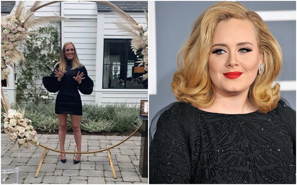 Singer Adele Shares weight loss Pic On Instagram post on her 32nd birthday