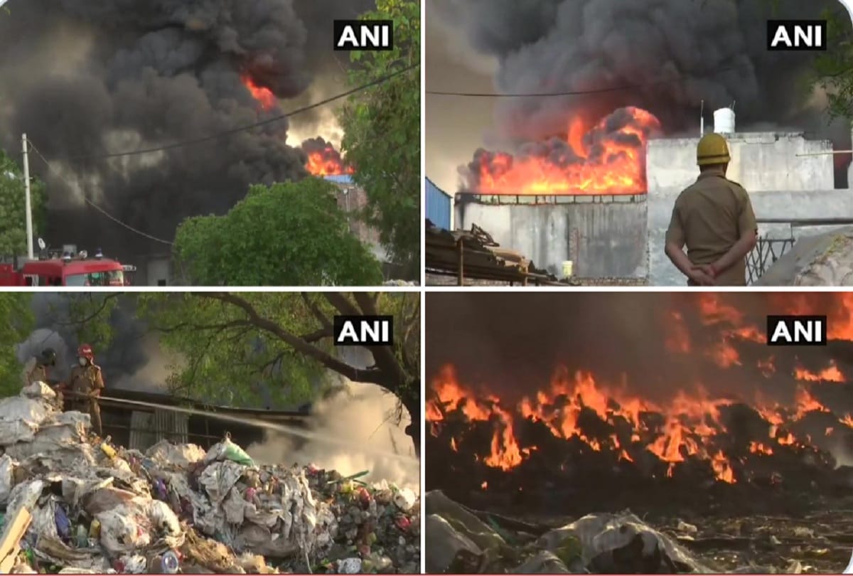 Fire in Delhi Latest News Update Today:  Fire breaks out godown in Tikri border of Delhi