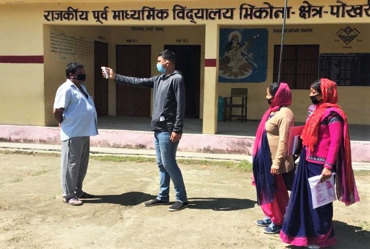 Coronavirus Two buses from Jaipur, 20 migrants arrive in Kotdwar