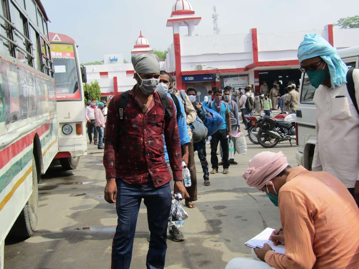 More than 1200 passengers arrived by Shramik Express