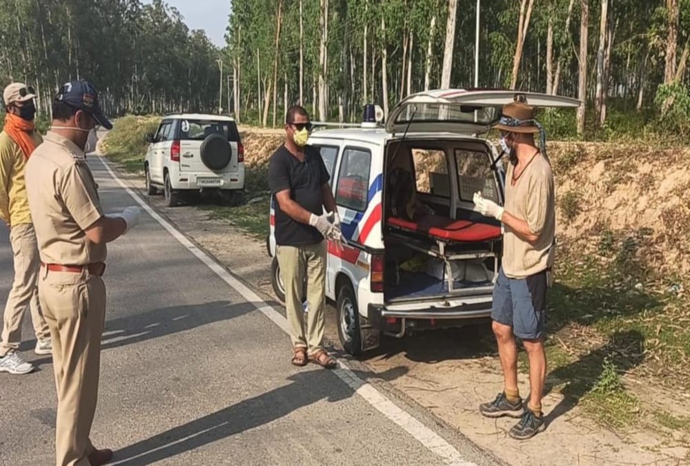 Uttarakhand Lockdown: Ukraine citizen Arrived haridwar from delhi by walk, police caught