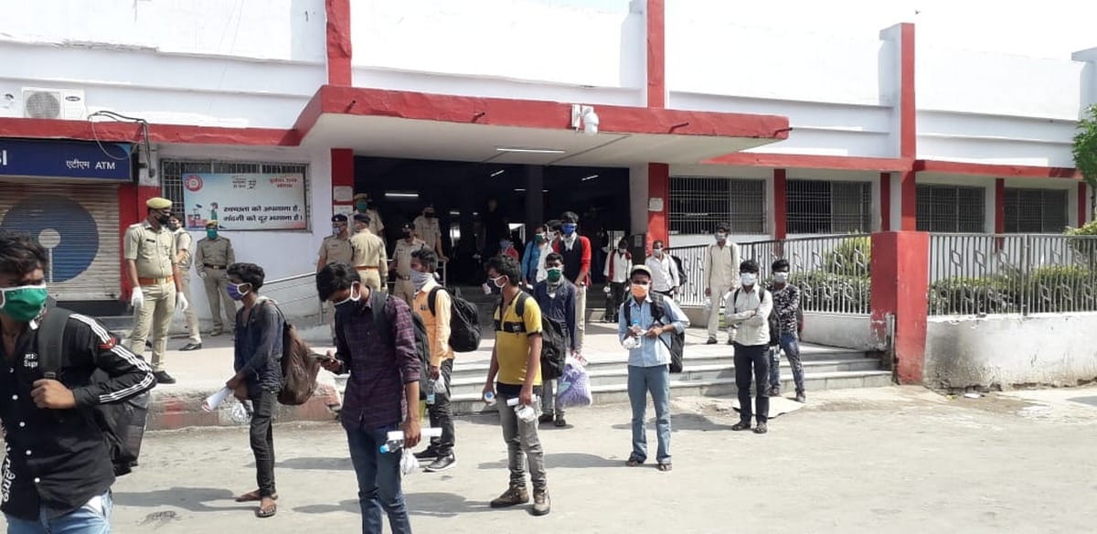 lockdown Special train to 1200 workers from Ballot to Ballia all will be home quarantine