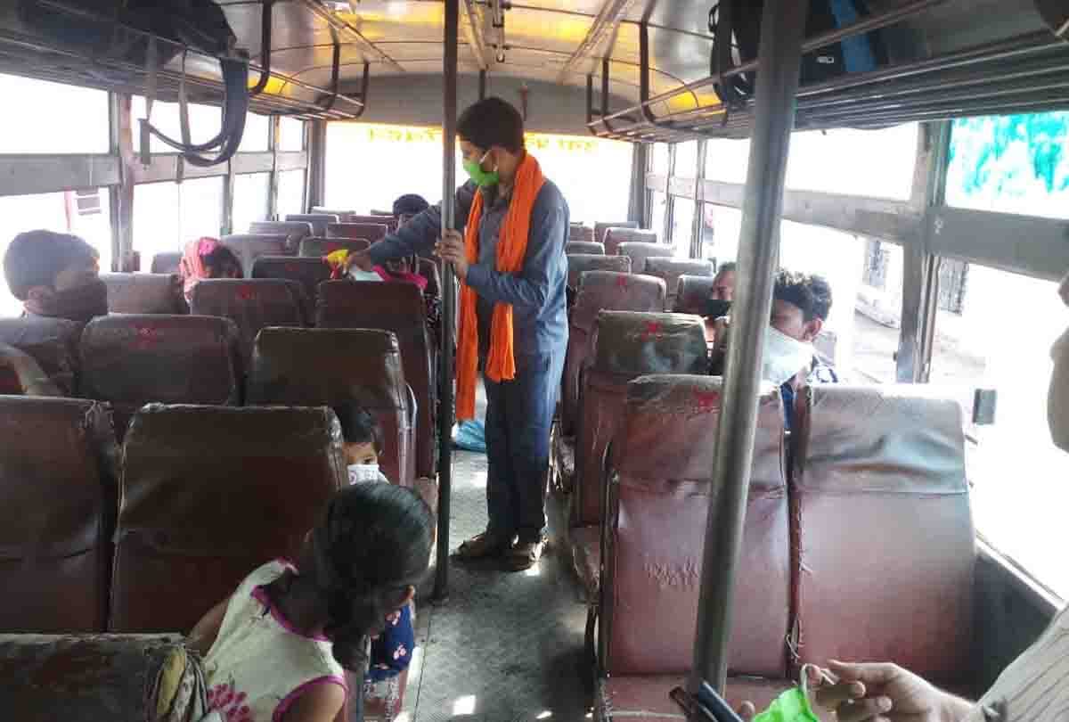 Lockdown: Roadways buses run in Hamirpur after 42 days