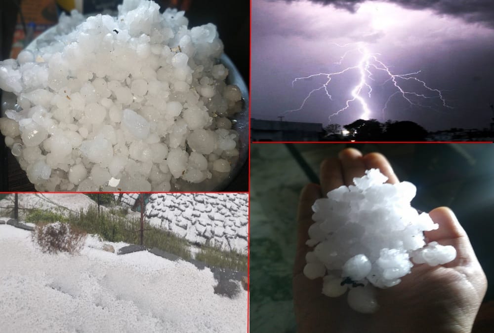 Uttarakhand Weather: Heavy Hail Storm with rain in dehradun, snowfall in hilly areas, Amazing Visuals Photos