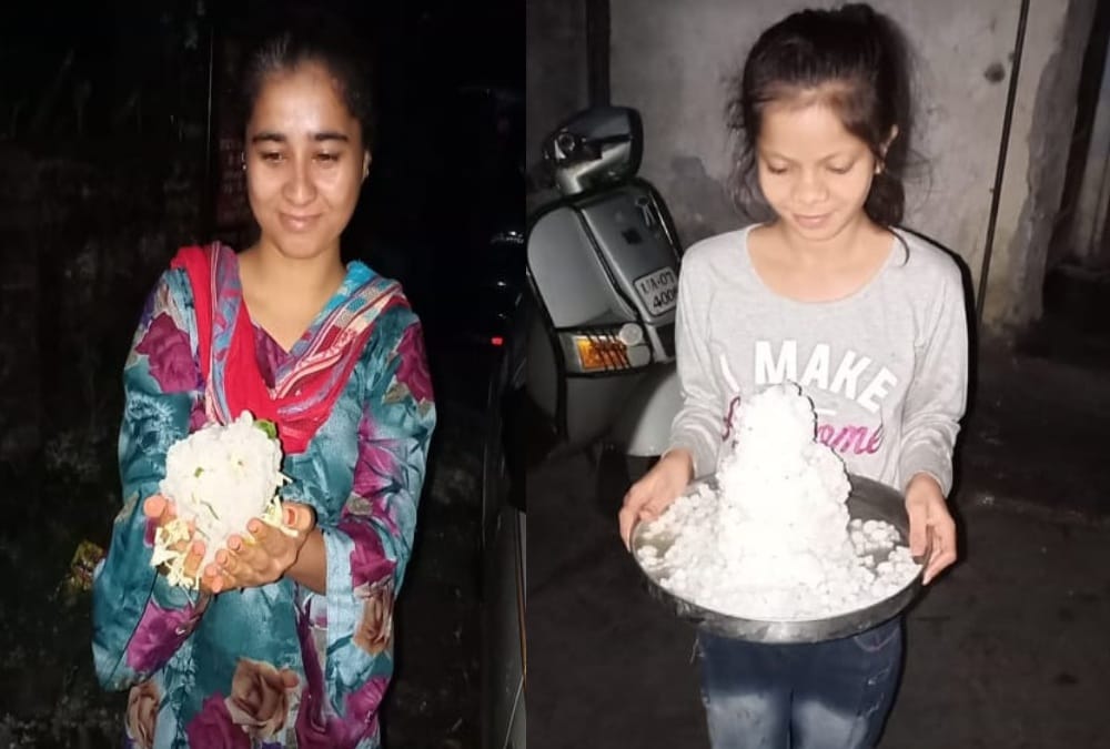 Uttarakhand Weather: Heavy Hail Storm with rain in dehradun, snowfall in hilly areas, Amazing Visuals Photos