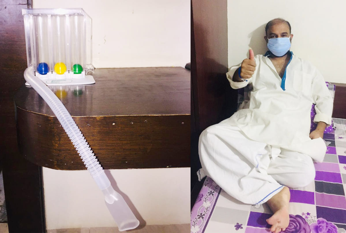 indore corona update priest of khajrana ganesh temple umesh bhatt got well advised to play conch shell