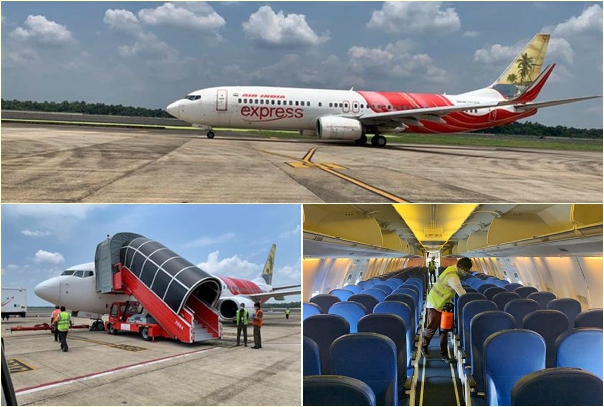 Vande Bharat Mission first repatriation flight of Air India Express take off from Kochi (Kerala) for Abu Dhabi