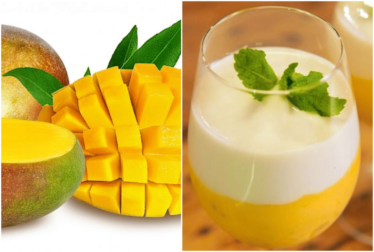 mango healthy drink juice for breakfast