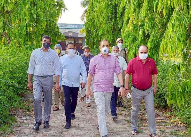 Inspection of Quarantine Center