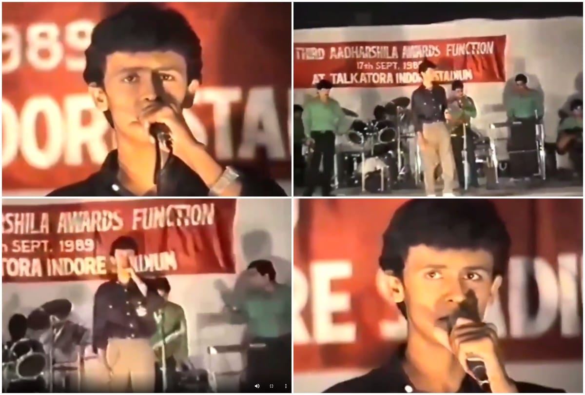 Sonu Nigam Sung Mahabharat Title Song 31 Years Ago On The Stage In Front of BR Chopra Video Goes Viral