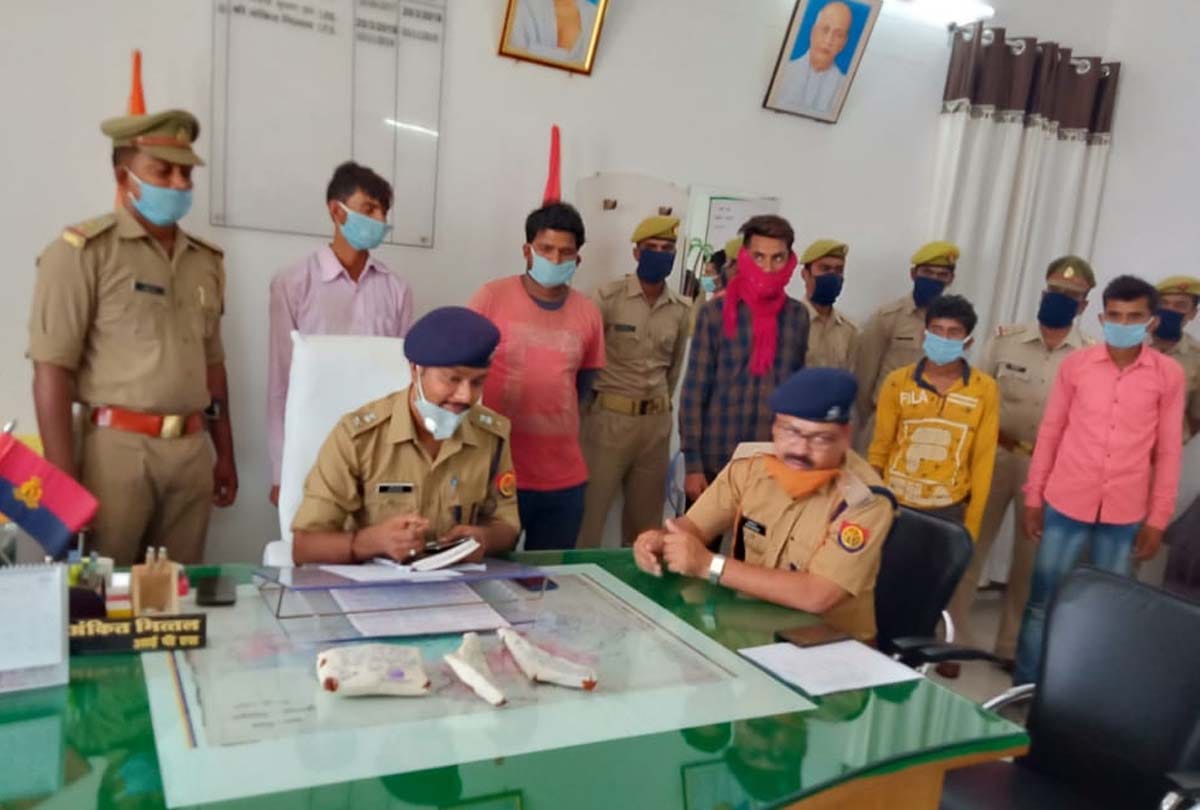 five accused arrested in robbery case of BJP MP's petrol pump in chitrakoot