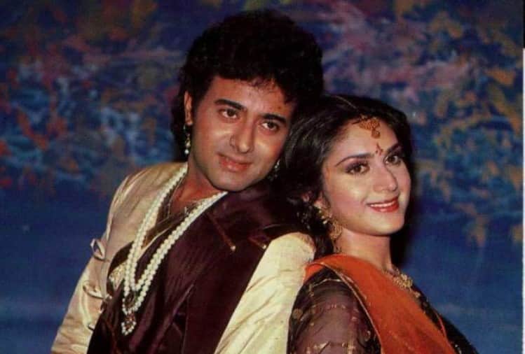 mahabharat krishna aka nitish bhardwaj share pictures with meenakshi sheshadri
