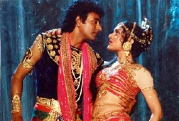 mahabharat krishna aka nitish bhardwaj share pictures with meenakshi sheshadri