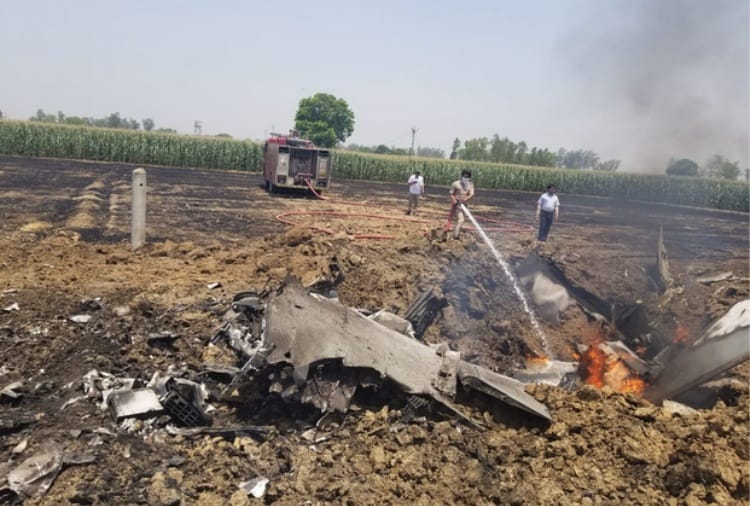 Indian Air Force Fighter Aircraft Crashed in Punjab
