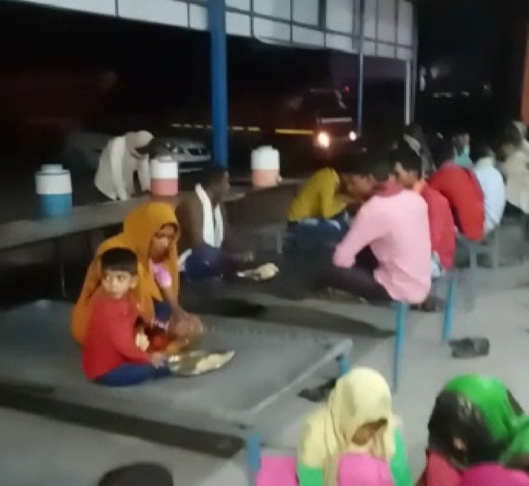 lock down, border, workers, police, sonipat