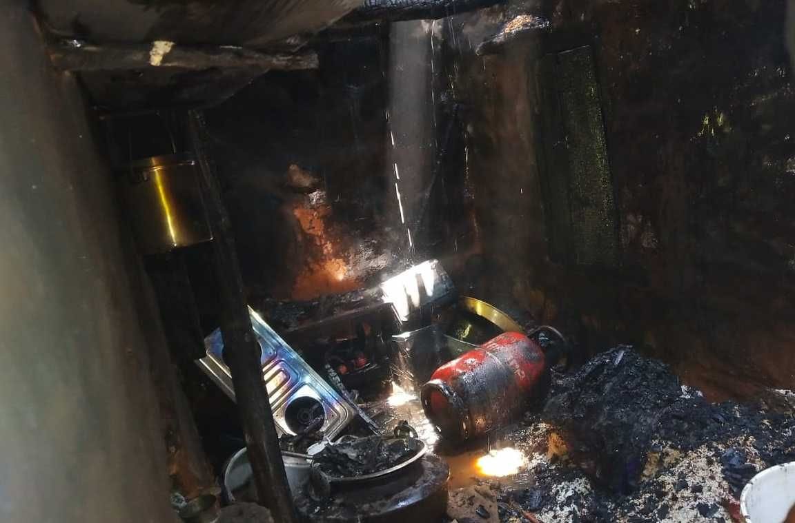 Fire in Kitchen