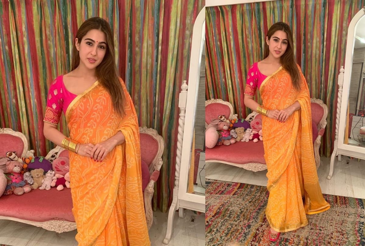 these throwback pics prove sara ali khan love bangles and spotted wearing with ethnic wear