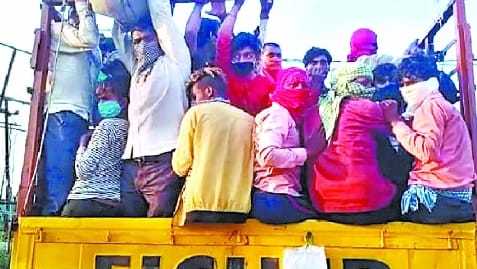 85 workers on foot sent home by buses after screening
