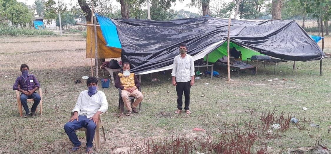 Quarantin out of the village