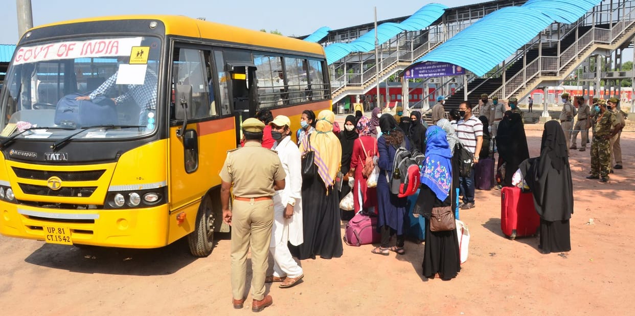 1280 AMU students sent to Bihar by special train