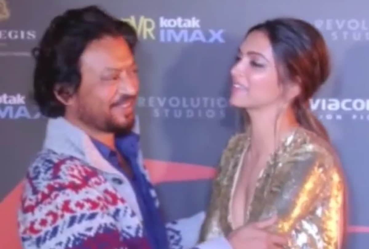 Deepika Padukone big hug to Irrfan Khan says her most favourite person