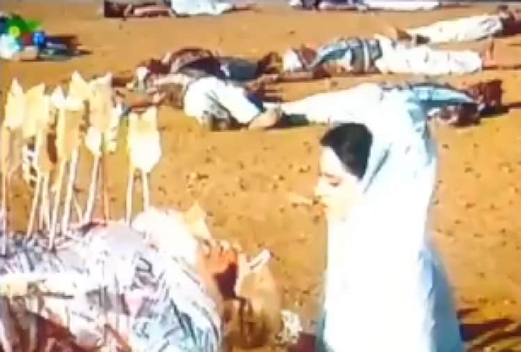 mahabharat serial soldier moving head and hand viral video