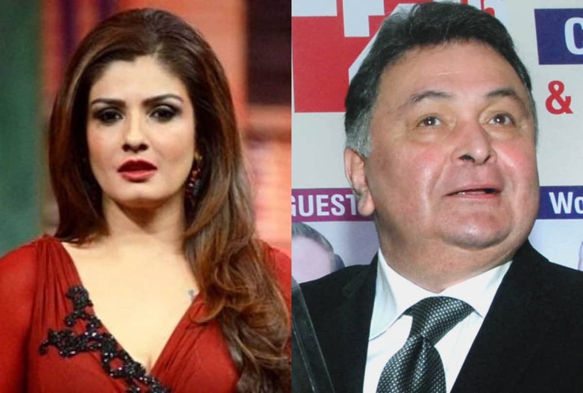 Raveena Tandon shared Rishi Kapoor throwback video