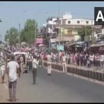 सूरत में प्रवासी मजदूरों का प्रदर्शन