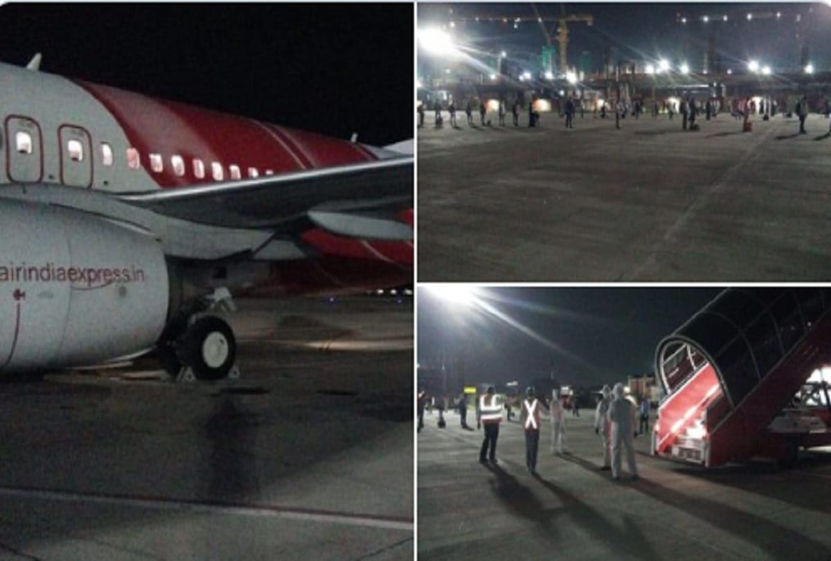 Flight arrived to Amausi terminal of Lucknow with 182 migrants from Sharjah