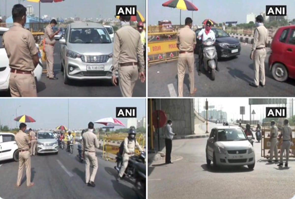Vehicles catches speed due to opening of flyover at Ghazipur border