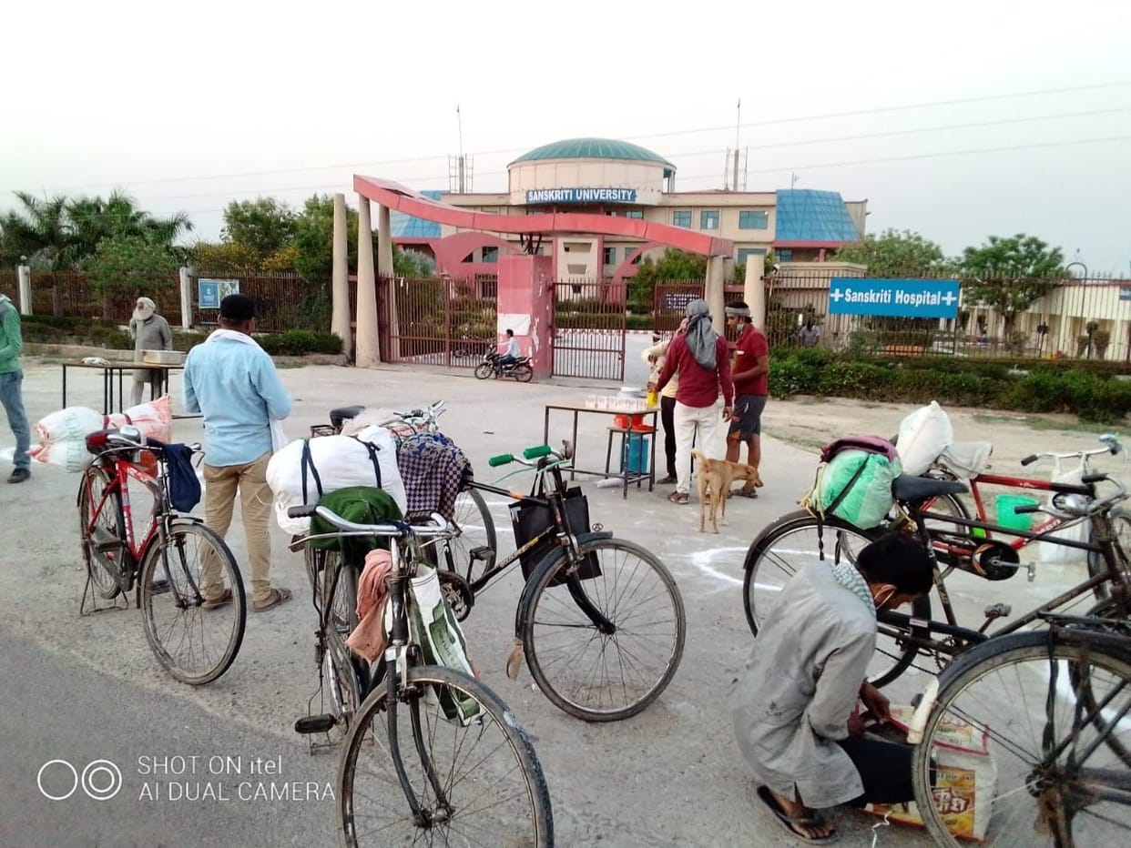 corona, labor, mathura