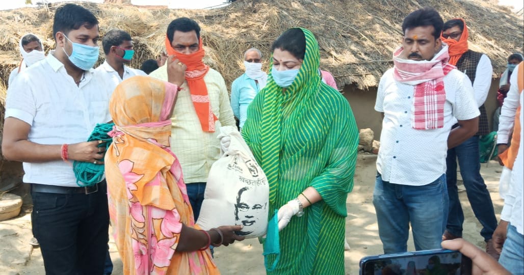 Assistance distributed to the poor