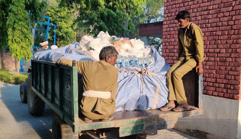 488 packets of dry ration, sent for distribution in bvanikhera.