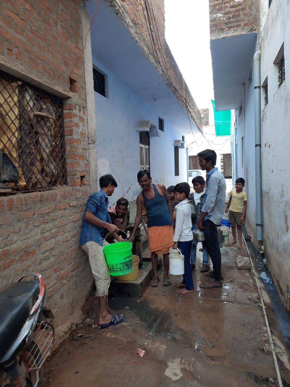 Motor is damage two days water problem