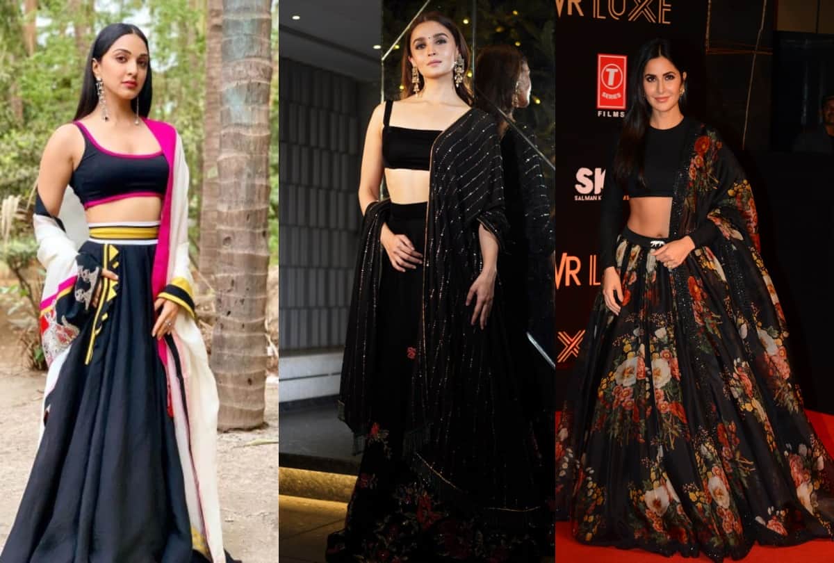 deepika padukone to kareena kapoor bollywood celebs black lehenga are perfect for wedding season