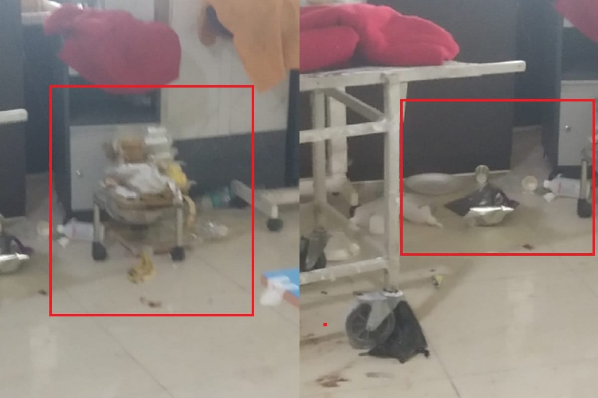 Meerut Uttar Pradesh Coronavirus News in Hindi, The video of the mess spreading in the ward of Meerut Medical College has gone viral